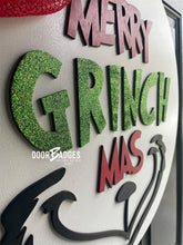 Load image into Gallery viewer, Merry Grinchmas Round door hanger -WHS FB - DoorBadges