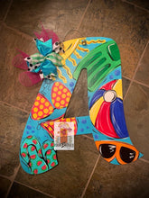 Load image into Gallery viewer, Monogram Letter Door Hangers - Summer - Pool - Fall - Christmas - Floral - DoorBadges