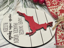 Load image into Gallery viewer, Christmas Ornament - Reindeer 3D Wooden Ornament - DoorBadges