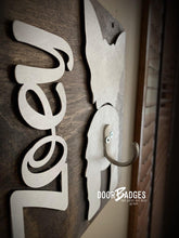 Load image into Gallery viewer, Dog Leash Wall sign - Dog leash hook - DoorBadges