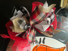 Load image into Gallery viewer, Christmas Snowman Door Hanger -WHS FB - DoorBadges