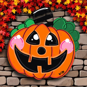 Happy Halloween Pumpkin Door Hanger