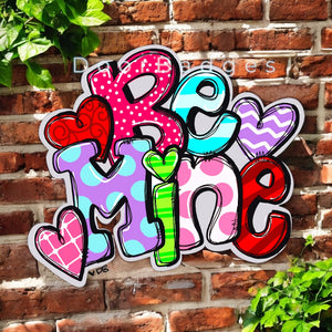 Be Mine Valentine Spring Door Hanger