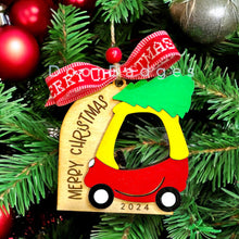 Load image into Gallery viewer, Christmas Ornament - Car with Picture frame
