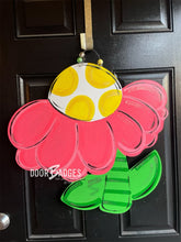 Load image into Gallery viewer, Hi. Hey. Hello. Home Doorhanger - 3D Welcome door decor - wooden hand painted doorhanger
