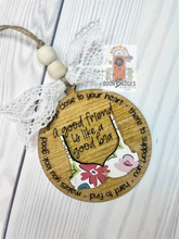 Load image into Gallery viewer, Good Friend - Good Bra wooden ornament
