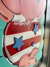 Load image into Gallery viewer, 4th of July Pig on a Float Door Hanger
