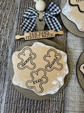 Load image into Gallery viewer, Christmas Family Gingerbread Ornament - Cookie Wooden Ornament - DoorBadges
