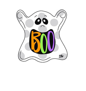 TEMPLATE: Boo Ghost Door Hanger Download Template - Printable Template - DoorBadges