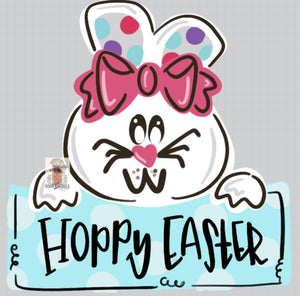 TEMPLATE: Happy Easter Door Hanger Download Template - Printable Template - DoorBadges