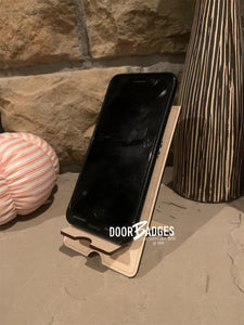 Wooden Cell Phone Holder - Westside - DoorBadges