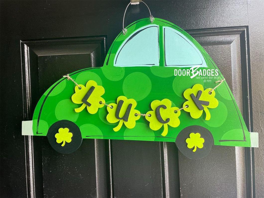 St Patrick's VW Bug Door Hanger - DoorBadges