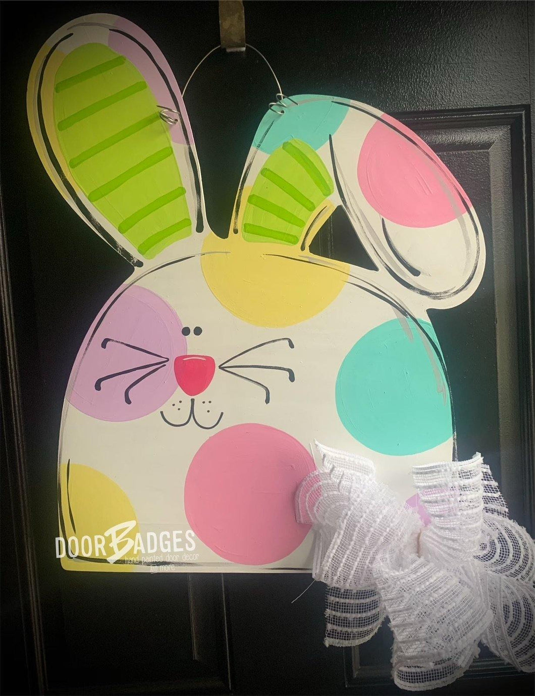 Easter Bunny Door Hanger - Elkhorn South - DoorBadges
