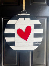 Load image into Gallery viewer, Valentine Tag 3D Door Hanger - Valentines Day door Decor - valentine wreath - be mine hand painted personalized door hanger - DoorBadges
