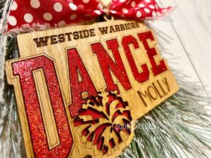 WHS Dance Team Christmas Ornament