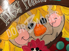 Load image into Gallery viewer, Fall Scarecrow Door Hanger - DoorBadges
