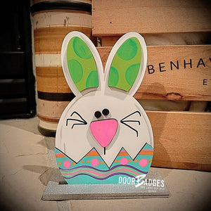 DIY Cute Easter Bunny Shelf Sitter Paint Kit - DoorBadges
