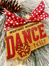 Load image into Gallery viewer, WHS Dance Team Christmas Ornament
