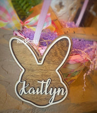 Load image into Gallery viewer, Easter Bunny Basket Name Tags - DoorBadges
